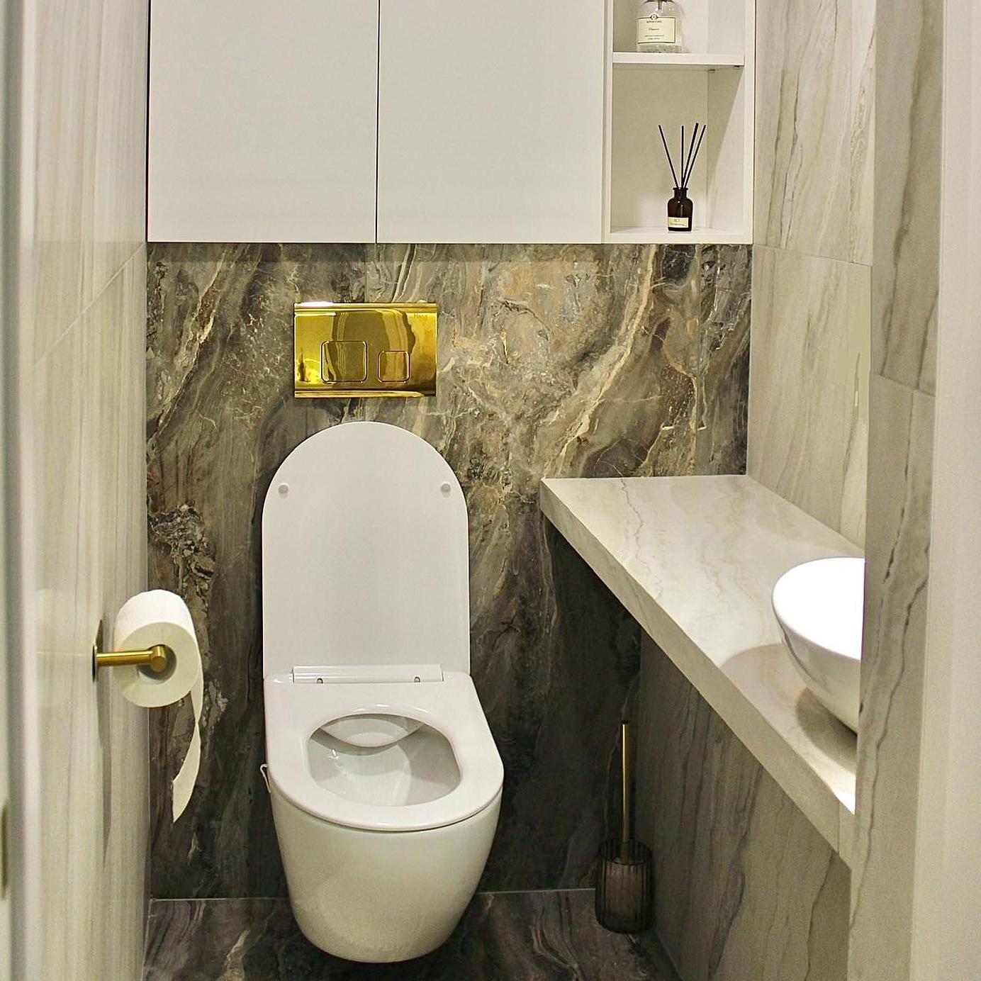 Совместное воплощение идеи санузла вместе с дизайнером @elvira.misyuro_design