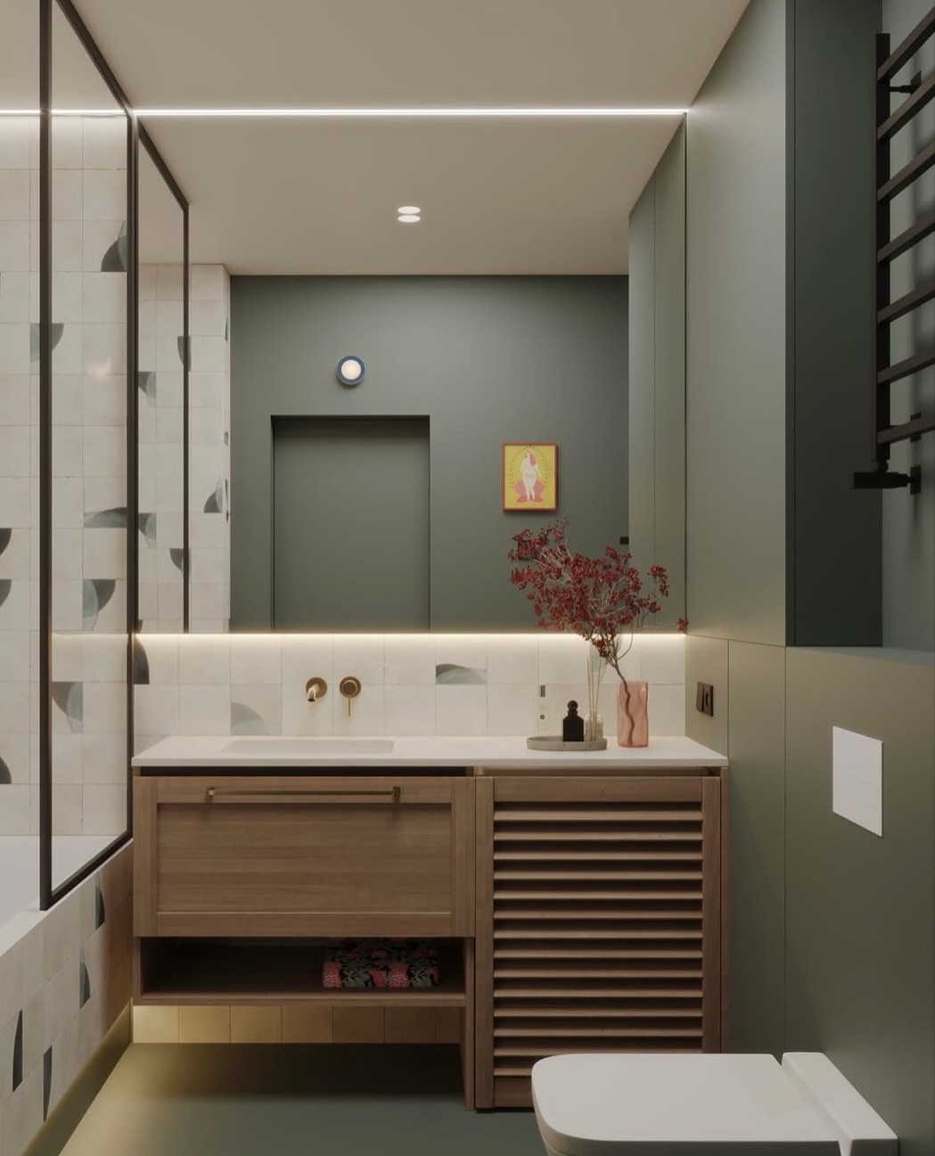 Теплый и уютный дизайн интерьера в ЖК «Левада»