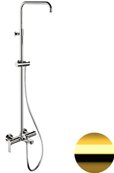 Душевая система Remer Energy EY34ASSDDO, глянцевое золото