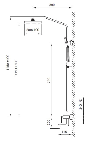Душевая система Ahti Somero SO403101