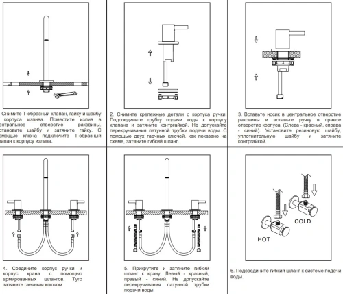 Смеситель для раковины Nemo Round NM-2315BGM brush gun metal