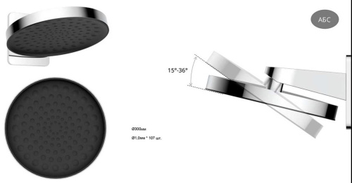 Душевая система Vincea VSFW-422TI3GM
