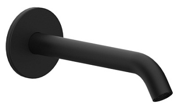 Излив настенный 16 см Remer X Style 91XNO, черный матовый