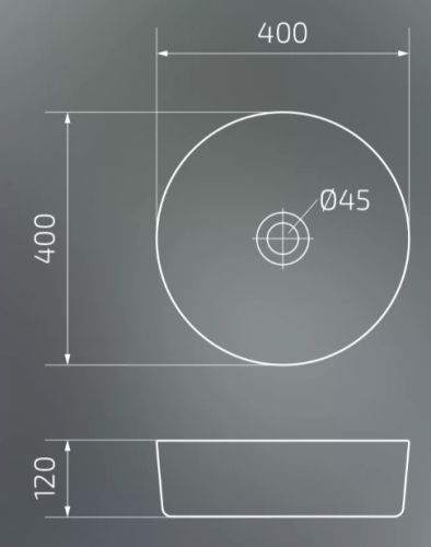 Умывальник Gid N9423