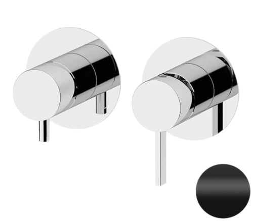 Смеситель для душа Remer Metrica MC93ZPNO, черный матовый