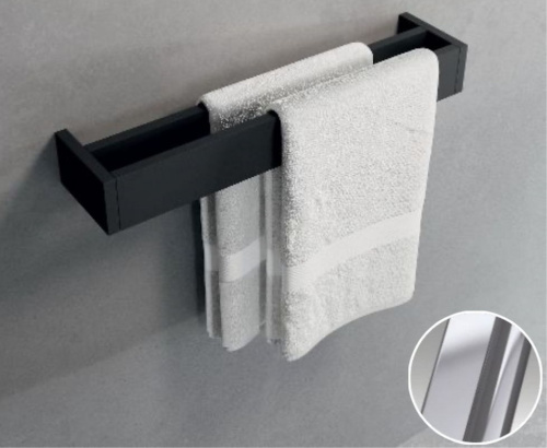 Полотенцедержатель двойной 45 см Novellini Frame R90AKFPS0245-B