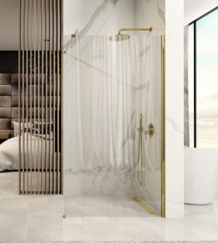 Душевая стенка Rea Aero Gold 120x195 K8443