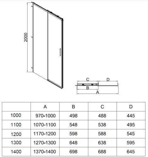 Душевой уголок Vincea Soft 2 VSR-3SO29012CL