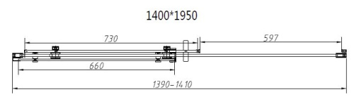 Душевой уголок Vincea Como-N VSR-4CN8014CLB