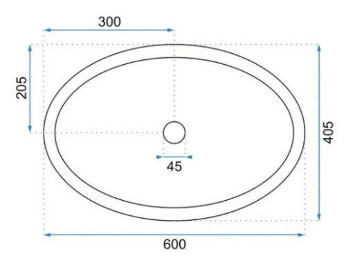 Умывальник Rea Meryl Black U8811