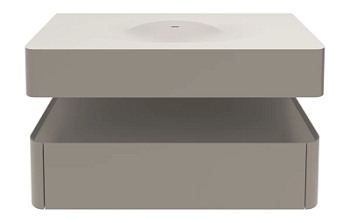 Тумба подвесная Vincea Caprise VMC-4CA100MLG светло-серый матовый