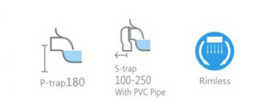 Унитаз напольный Ceramalux 2170