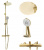 Душевая система Rea Vincent Gold P8005 Душевая система Rea Vincent Gold P8005