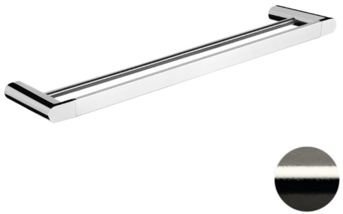 Полотенцедержатель двойной 60 см Remer Lounge LN33NP, никель брашированный