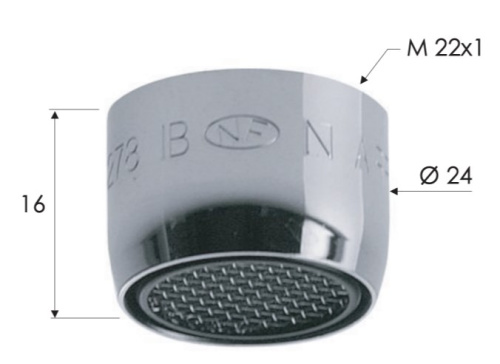 Аэратор смесителя для кухни Remer F22 81