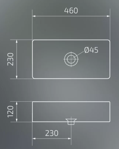 Умывальник Gid Bm1104