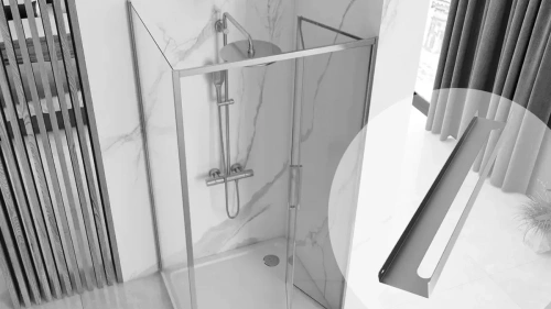 Полка для ванной Rea SF02-600 nikiel matt 47001