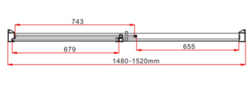 Душевая дверь Vincea Lugano VDS-1L150CLB-1