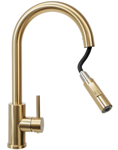 Смеситель для мойки Rea Fresh gold matt B9148