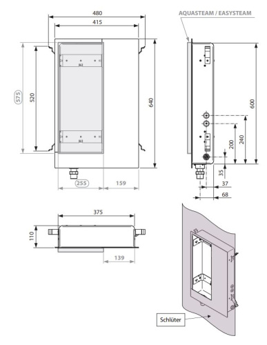 Парогенератор 45 AquaSteam Effe HACMAS0010