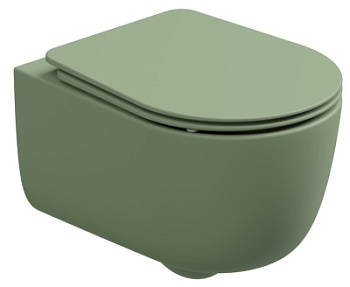 Унитаз подвесной GSG Ceramic Design Hit! Salvia Matt HIWCSO031
