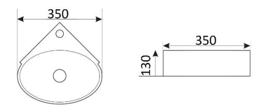 Умывальник CeramaLux 9359