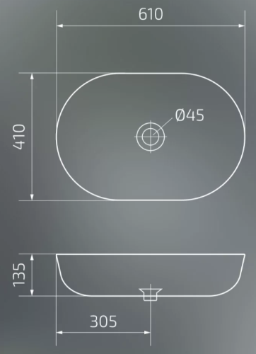 Умывальник Gid D1348