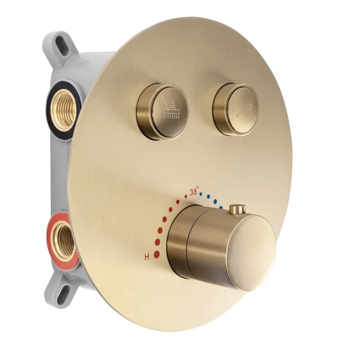 Душевая система Rea Lungo gold matt P8551