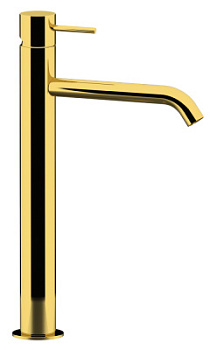Смеситель для раковины Remer X Style X11LXLDO, золото глянцевое