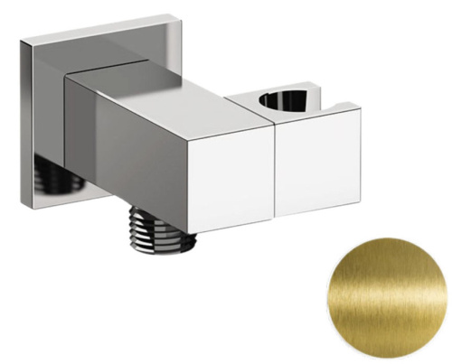 Держатель ручного душа с подключением Remer 337SVO, бронза