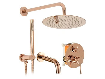 Душевая система Rea Lungo rose gold P6610