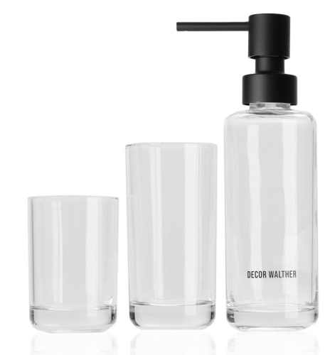 Набор аксессуаров - два стакана и дозатор Decor Walther Pop Up 0940064