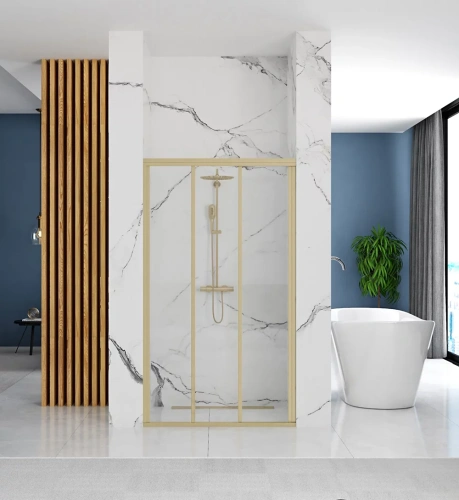 Душевая дверь Rea Alex 120 gold matt K2501