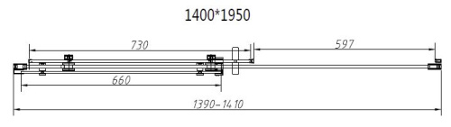 Душевой уголок Vincea Como-N VSR-4CN9014CLB