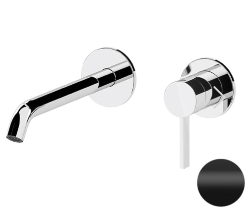 Смеситель для раковины Remer Metrica MC15PNO, черный матовый