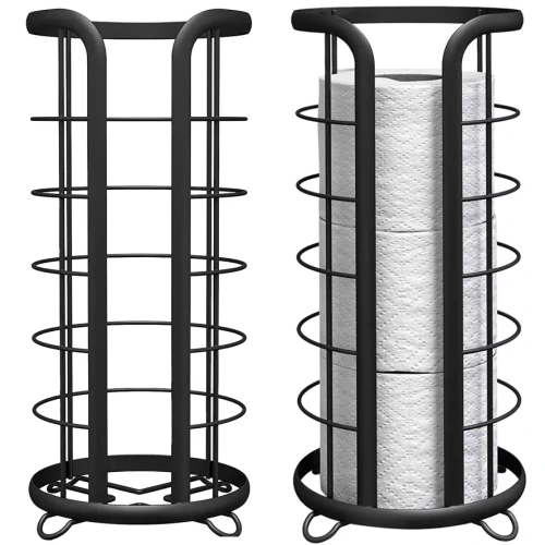 Бумагодержатель напольный Rea black matt 07014