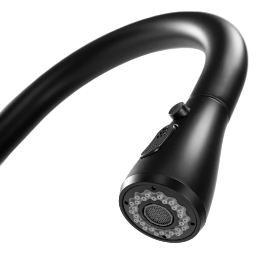 Смеситель для мойки Rea Mild black matt rose gold B4801