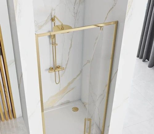 Душевая дверь Rea Rapid Swing gold 100 K5619