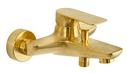 Смеситель для ванны Remer Infinity I05BG, золото брашированное