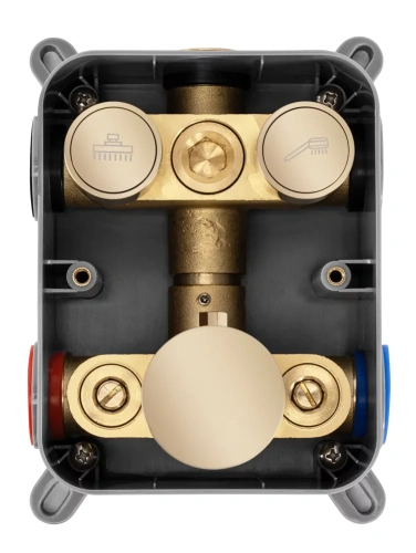 Душевая система Rea Lungo gold P8550