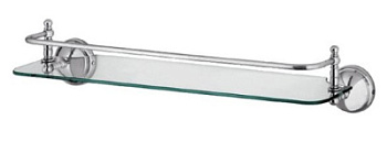 Полка стеклянная с бортиком Caprigo Romano 7050/60-crm