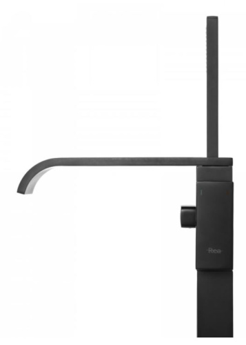 Смеситель для ванны Rea Carat Black matt B5423