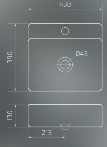 Умывальник Gid N9257