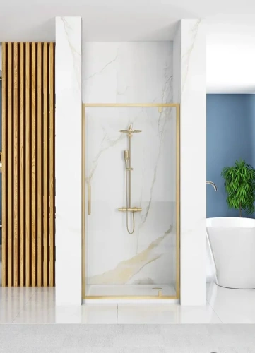 Душевая дверь Rea Rapid Swing 100 gold matt K2503