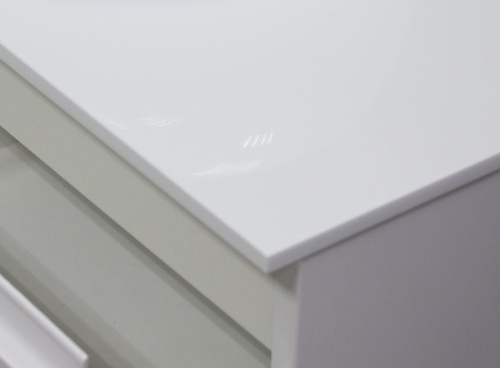 Столешница из акрилового камня 600*355*12 белый глянец