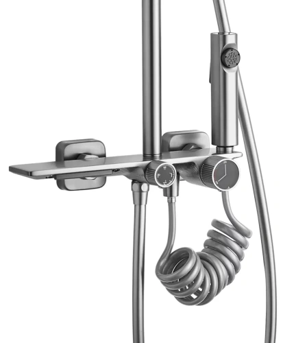 Душевая система Rea Helix nikiel matt P6622