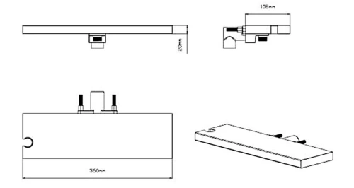 Душевая система Vincea Inspire VSFW-4I212RCH