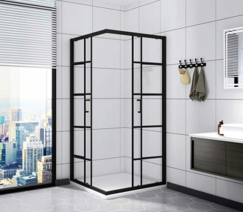 Душевой уголок Calani Delta 90x90 Black CAL-K6521