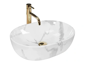 Умывальник Rea Amelia Marmo Shiny U8001