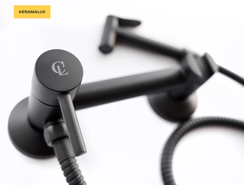 Гигиенический душ CeramaLux DRS/001 черный матовый